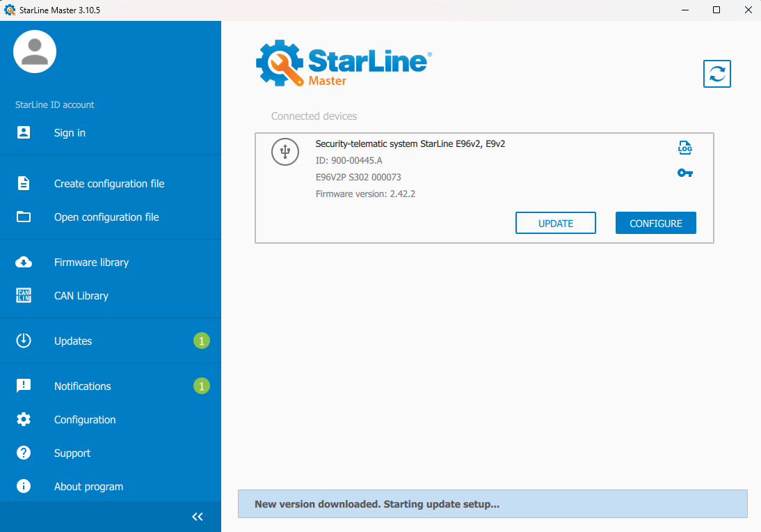 StarLine Master update.png
